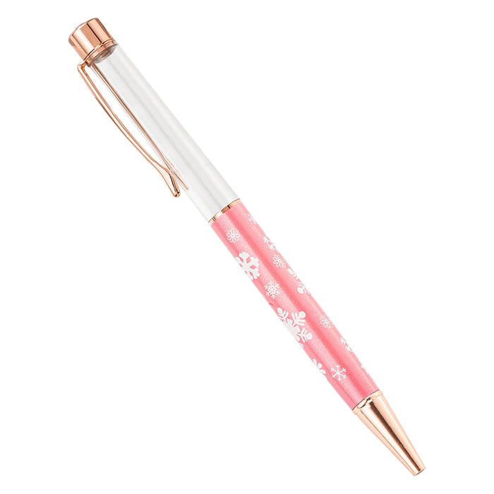 Wholesale Ballpoint Pen Metal Snowflake Empty Tube Gel Pen JDC-BP-Huah095