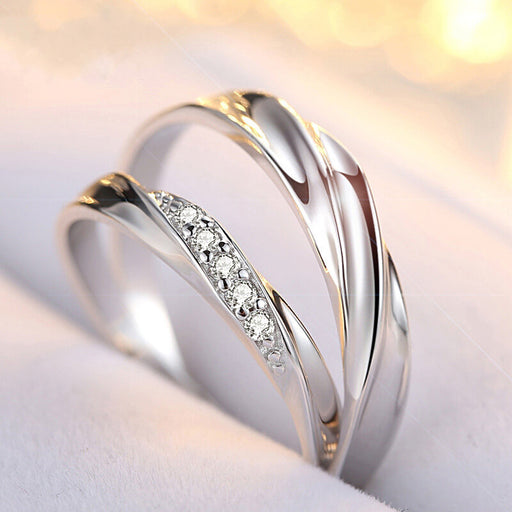 Jewelry WholesaleWholesale silver plated opening interwoven ring JDC-RS-BLX079 Rings 宝来兴 %variant_option1% %variant_option2% %variant_option3%  Factory Price JoyasDeChina Joyas De China