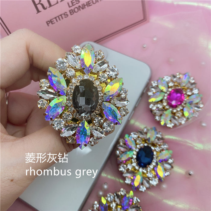 Wholesale Diamond Crystal Sapphire Phone Holder MOQ≥2 JDC-PS-WeiJiu038