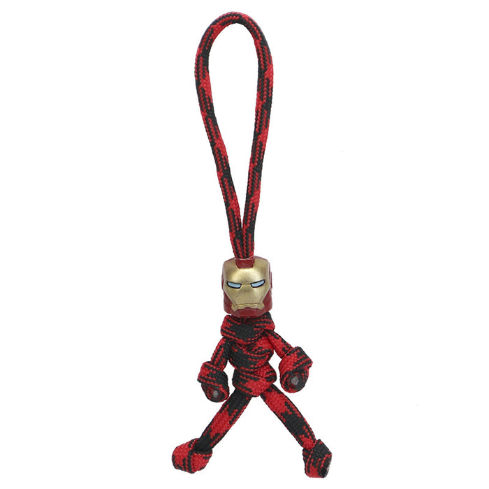 Wholesale Keychains ABS Environmentally Friendly Plastic Woven Pendant Building Blocks Minifigures Hand Woven JDC-KC-TaiF001