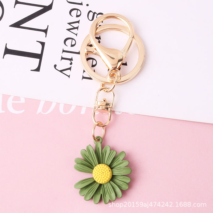 Wholesale Keychains Alloy Notched Flowers JDC-KC-YiHan054