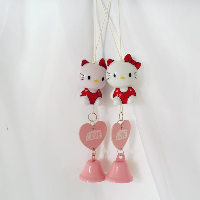 Wholesale ceramic wind chimes cute cartoon pastoral JDC-WC-YXiang001