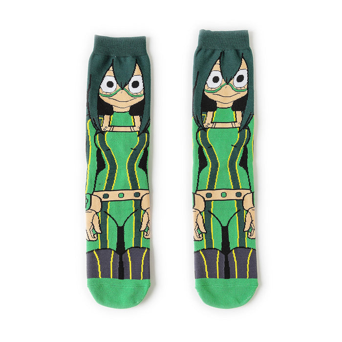 Calcetines al por mayor Cartoon medianas y tubos largos Skateboard Socks (M) JDC-SK-Huihe008