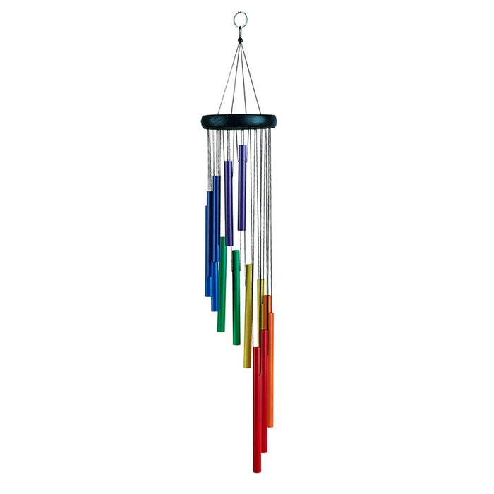 Wholesale metal rotating step by step wind chime JDC-WC-XShi001