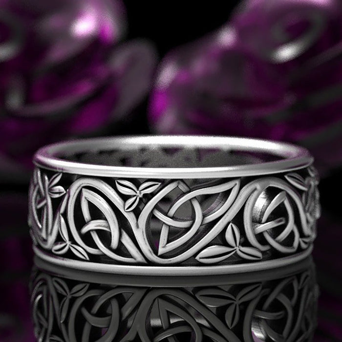 Wholesale Alloy Nordic Nordic Viking Wolf Ring MOQ≥2 JDC-RS-CaoS063