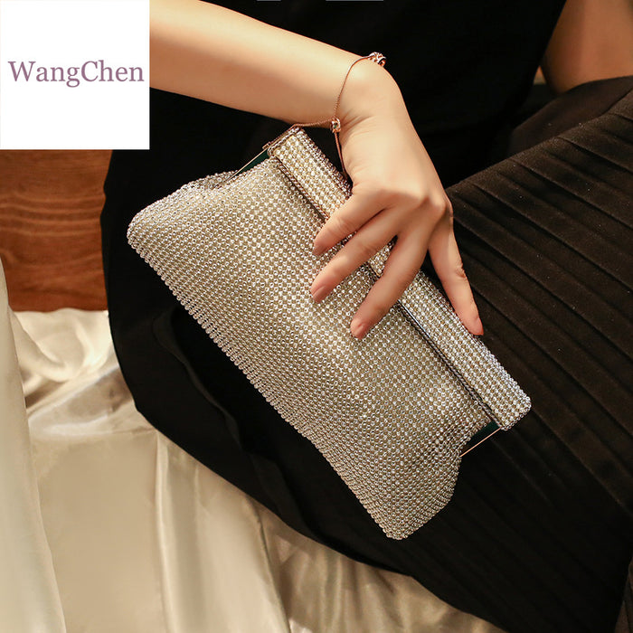 Wholesale diamond encrusted women's bag evening bag evening dress handbag JDC-HB-WangC005