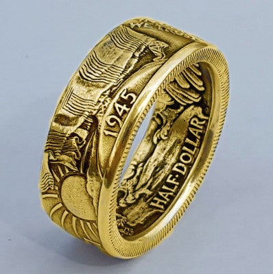 Jewelry WholesaleWholesale coin Morgan alloy ring JDC-RS-hengzi002 Rings 恒姿 %variant_option1% %variant_option2% %variant_option3%  Factory Price JoyasDeChina Joyas De China