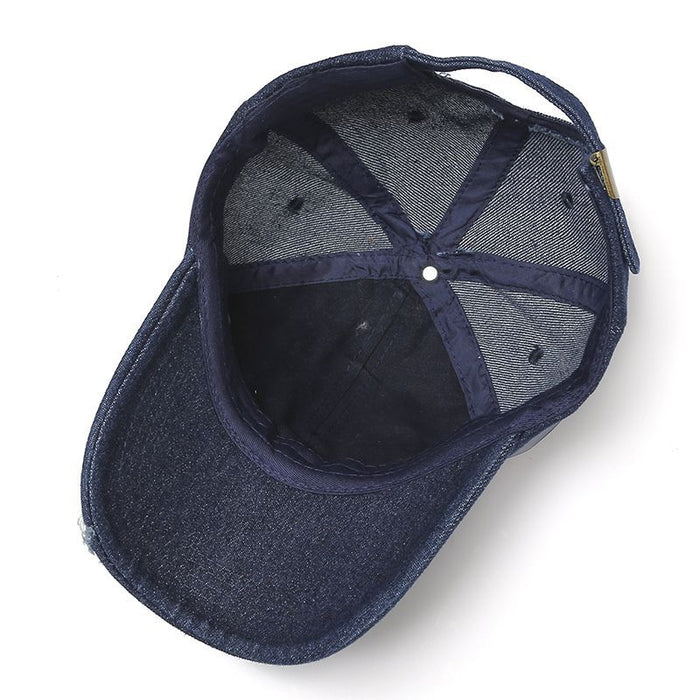 Wholesale Hat Denim Sunscreen Ripped Baseball Cap JDC-FH-GSYH214