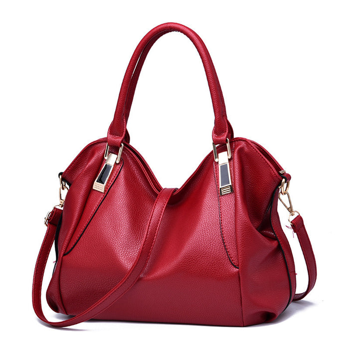 Wholesale Shoulder Bags PU Leather Soft Leather Handbag Large Capacity Messenger JDC-SD-Shichen007