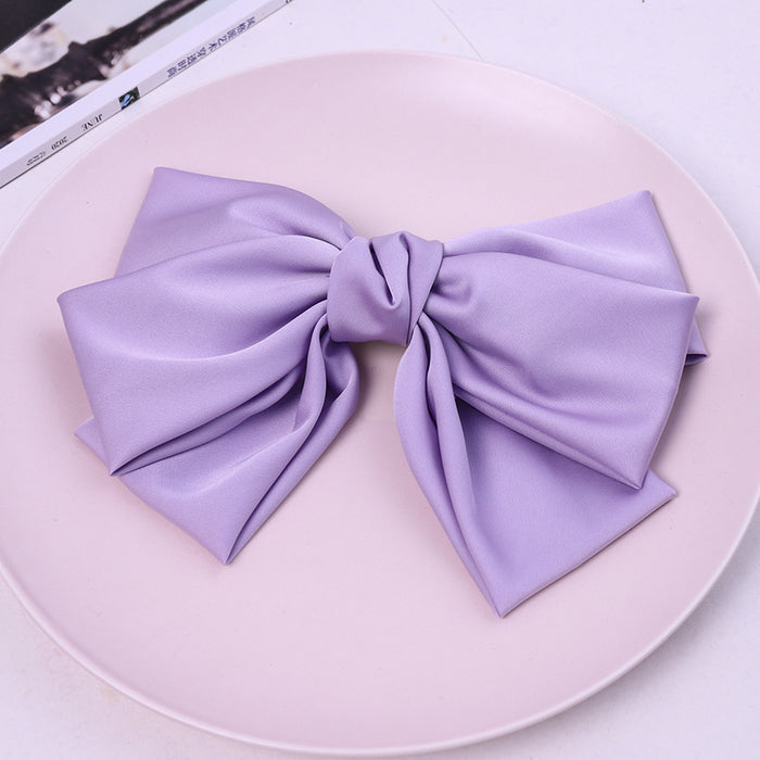 Jewelry WholesaleWholesale temperament satin bow hair clip JDC-HC-MIshe001 Hair Clips 蜜舍 %variant_option1% %variant_option2% %variant_option3%  Factory Price JoyasDeChina Joyas De China