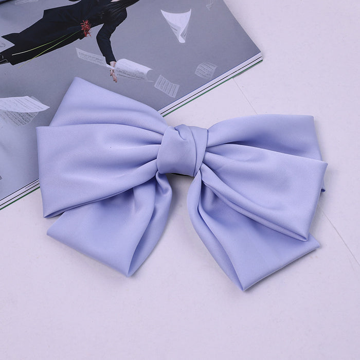 Jewelry WholesaleWholesale temperament satin bow hair clip JDC-HC-MIshe001 Hair Clips 蜜舍 %variant_option1% %variant_option2% %variant_option3%  Factory Price JoyasDeChina Joyas De China