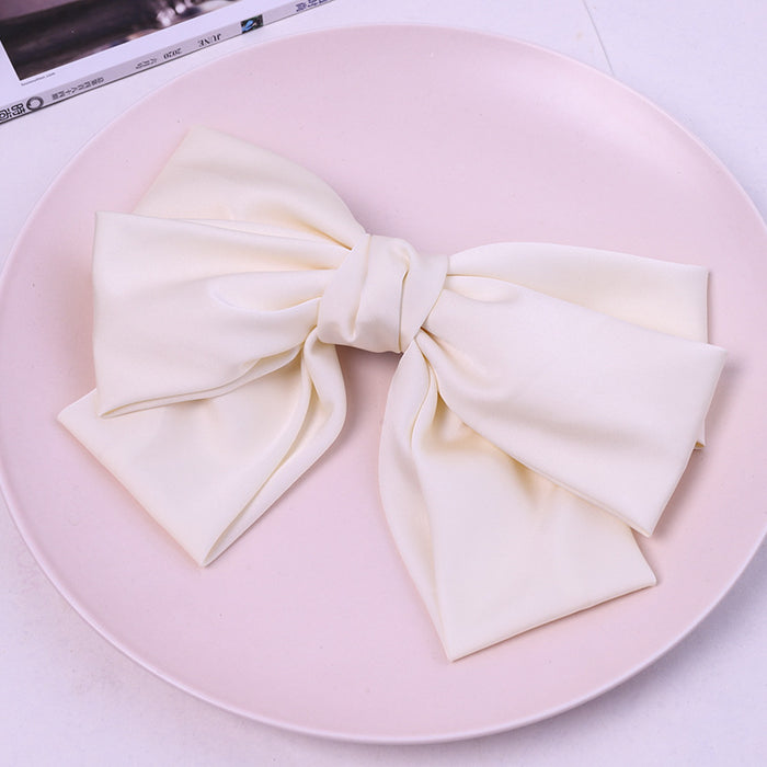 Jewelry WholesaleWholesale temperament satin bow hair clip JDC-HC-MIshe001 Hair Clips 蜜舍 %variant_option1% %variant_option2% %variant_option3%  Factory Price JoyasDeChina Joyas De China