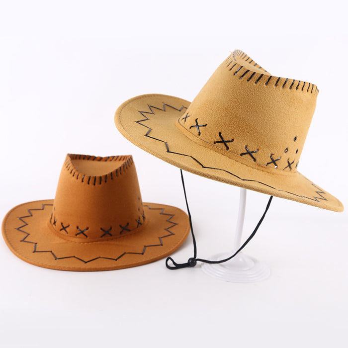 Wholesale Hat Straw Summer Vacation Beach Sunshade Cowboy Hat MOQ≥2 JDC-FH-YHeng001