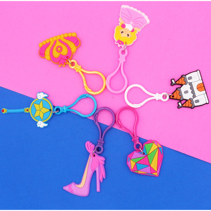 Wholesale Princess Doll Keychain PVC Soft Rubber Cartoon Keychain 20 PCS JDC-KC-KShou007