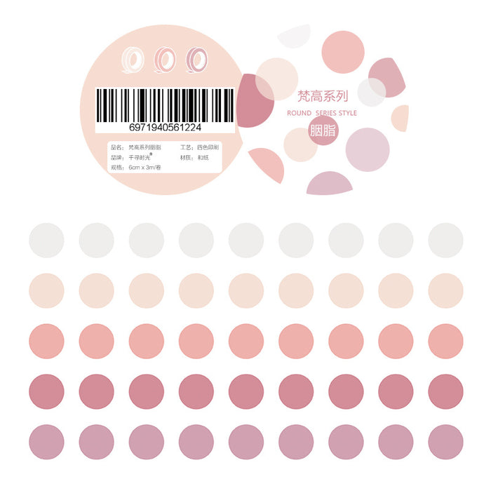 Papel de cinta al por mayor Washi Morandi Pegatinas MOQ≥2 JDC-TP-MISU001