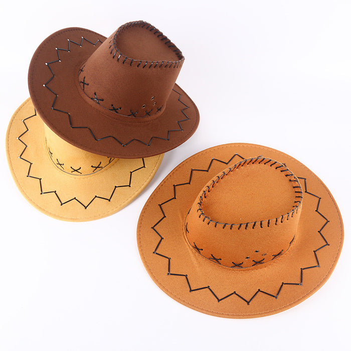 Hombo al por mayor de vacaciones de verano Vacaciones de verano Sunshade Cowboy Hat Moq≥2 JDC-FH-YHENG001