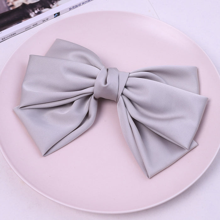 Jewelry WholesaleWholesale temperament satin bow hair clip JDC-HC-MIshe001 Hair Clips 蜜舍 %variant_option1% %variant_option2% %variant_option3%  Factory Price JoyasDeChina Joyas De China