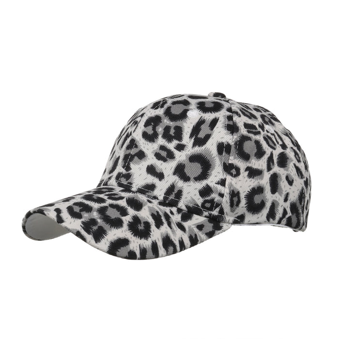 Wholesale new leopard print baseball cap peaked cap sun hat JDC-FH-ZMei007