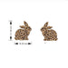 Jewelry WholesaleWholesale Easter leopard print rabbit earrings JDC-ES-XUEP004 Earrings 雪帕 %variant_option1% %variant_option2% %variant_option3%  Factory Price JoyasDeChina Joyas De China