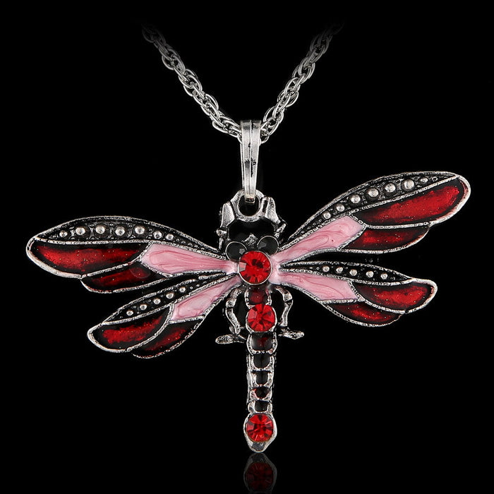 Wholesale Necklace Alloy Dragonfly Sweater Chain JDC-NE-YinH033