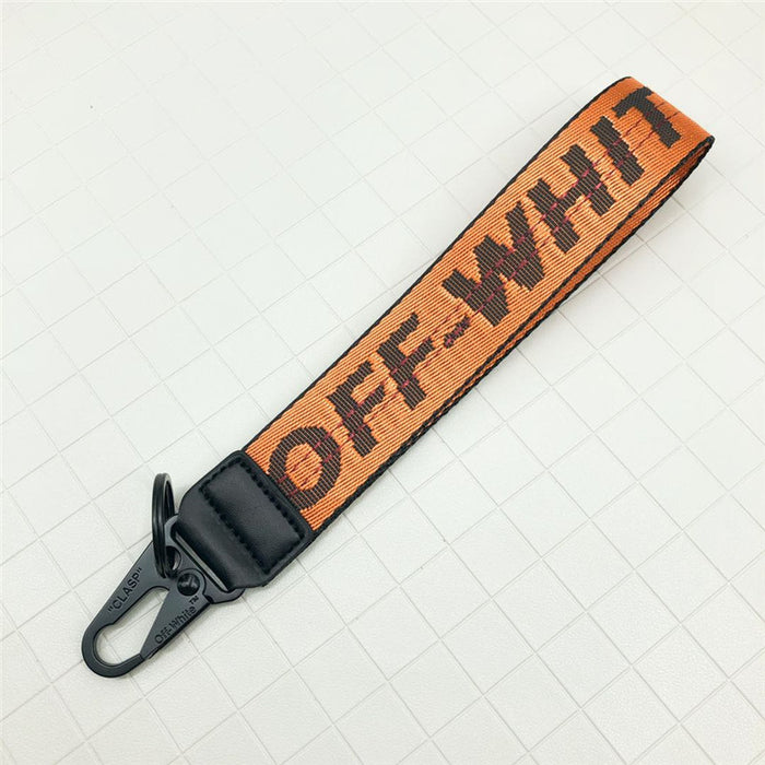 Wholesale Keychains Alloy Canvas Embroidery English Letters Lanyard (F) MOQ≥2 JDC-KC-HQiu002