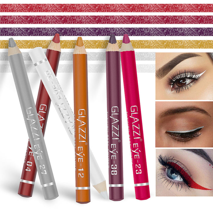 Wholesale color eyebrow pencil with pencil sharpener easy to color waterproof MOQ≥3 JDC-EP-FLi001