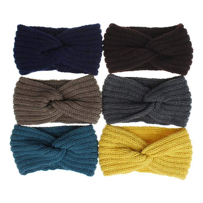 Wholesale Headband Acrylic Wool Thickening Winter Warm Knitting JDC-HD-XMi006