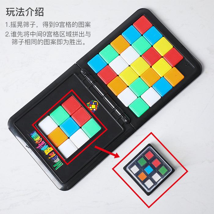 Wholesale Interactive Double Battle Color Rubik's Cube Puzzle Early Education Toys JDC-FT-TianT004