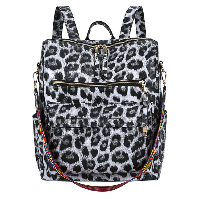 Wholesale Bags Ladies Backpack Student School Bag Backpack PU leather JDC-BP-ChunYan001