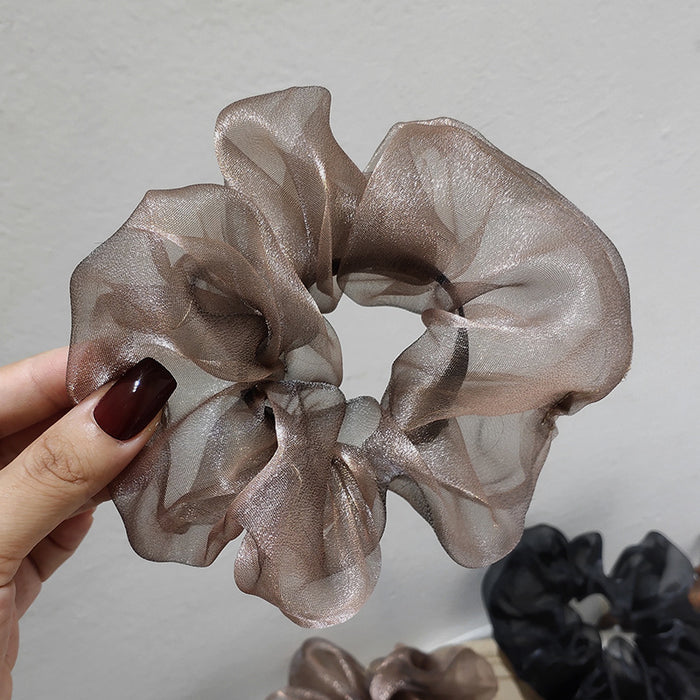 Wholesale Hair Scrunchies Fabric Pearly Temperament Elegant JDC-HS-TOC009