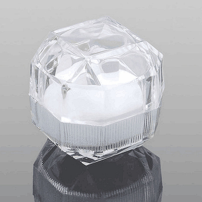 Wholesale Anti Shock Ring Acrylic Jewelry Box JDC-RS-Dingc019