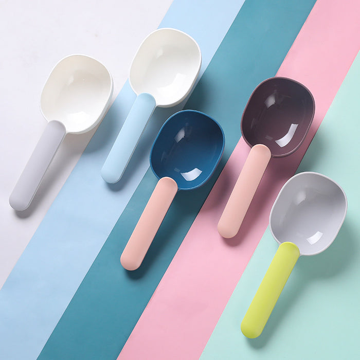 Wholesale ABS Plastic Pet Food Spoon Handle With Clip Function MOQ≥5 JDC-PG-LeC001