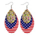 Jewelry WholesaleWholesale Independence Day Flag Baseball Printed PU Leather Earrings JDC-ES-Chengy013 Earrings Chengy %variant_option1% %variant_option2% %variant_option3%  Factory Price JoyasDeChina Joyas De China