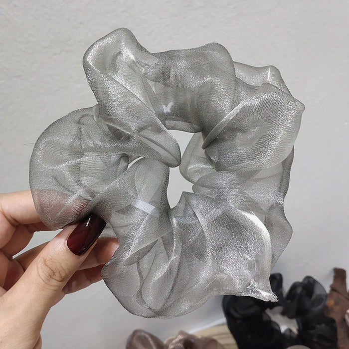 Wholesale Hair Scrunchies Fabric Pearly Temperament Elegant JDC-HS-TOC009