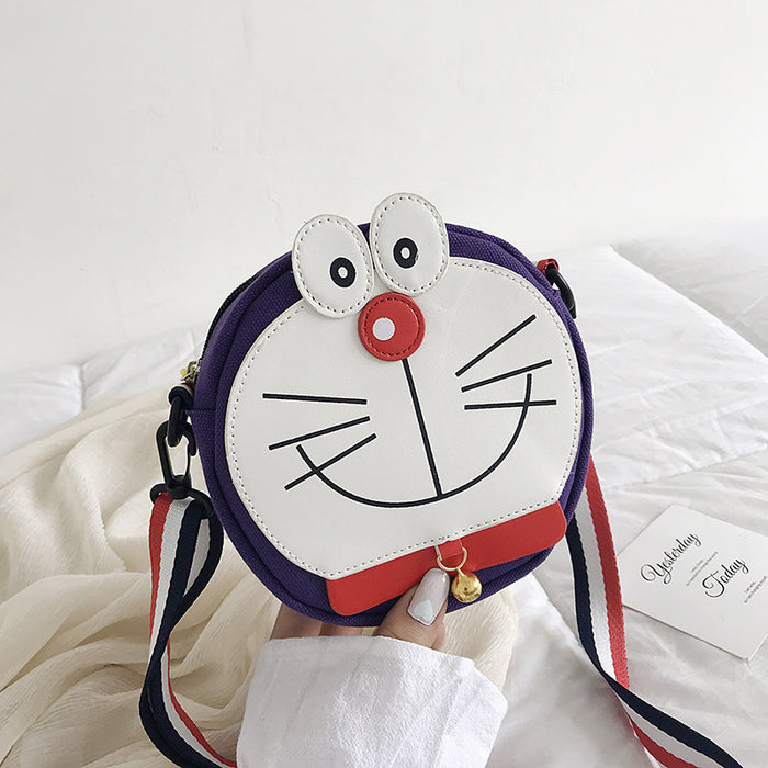 Wholesale Shoulder Bag Canvas Cute Cartoon Children Messenger Bag (M) JDC-SD-Yujiao002