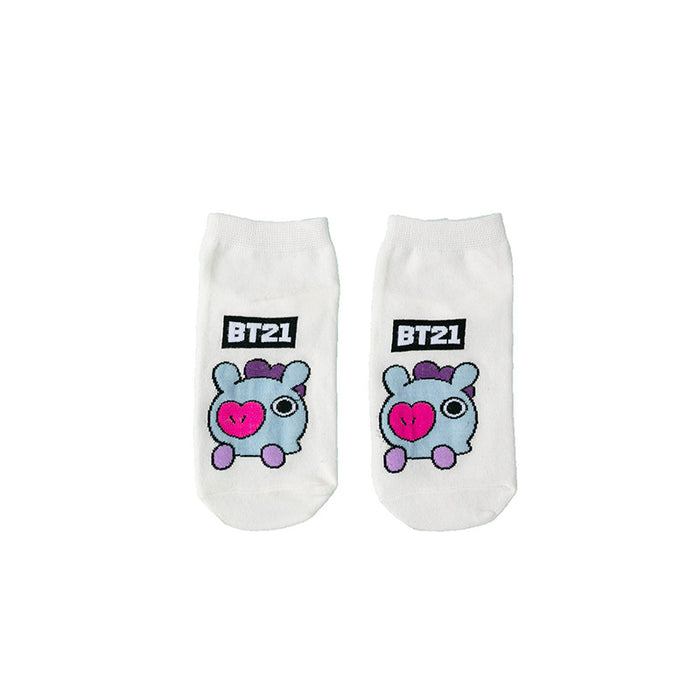 Wholesale socks women cute cartoon straight socks JDC-SK-CYu003