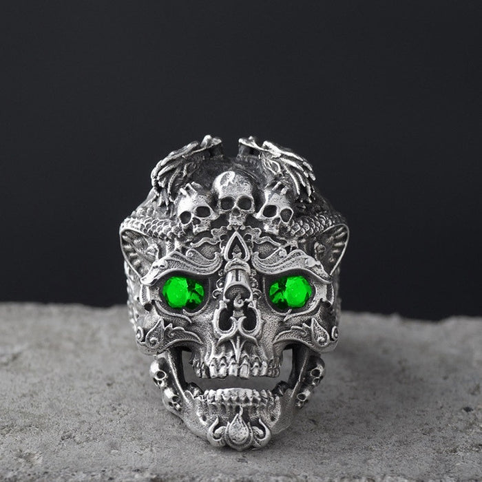 Wholesale Skull Alloy Ring JDC-RS-KaiS006