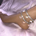 Jewelry WholesaleWholesale Acrylic Rhinestone Anklet Butterfly Beach Vacation Anklet JDC-AS-JLiang003 Anklets 金良 %variant_option1% %variant_option2% %variant_option3%  Factory Price JoyasDeChina Joyas De China