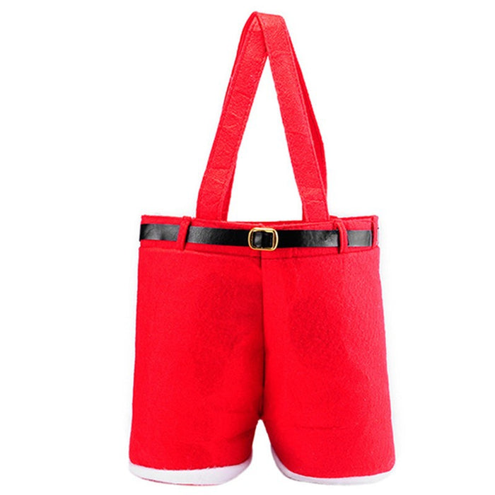 Wholesale Decorative Santa Claus Red Wine Bag Candy Bag MOQ≥2 JDC-DCN-huas003