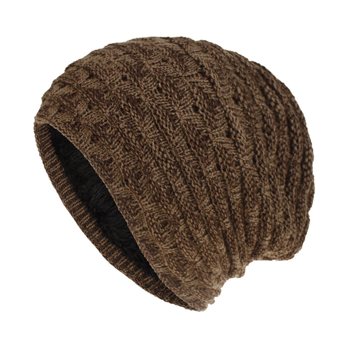 Wholesale Hat Acrylic Fiber Warm Winter Outdoor Pullover Hat MOQ≥2 JDC-FH-XMi016