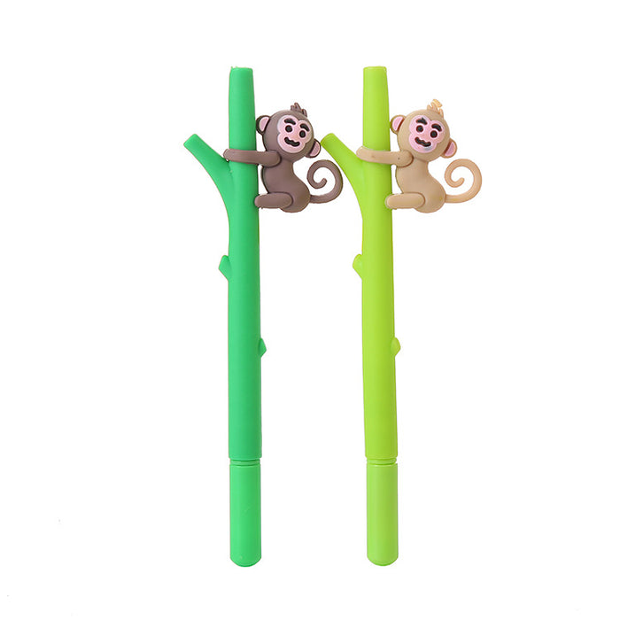 Wholesale Cartoon Monkey On Tree Plastic Ballpoint Pen JDC-BP-Liuj007