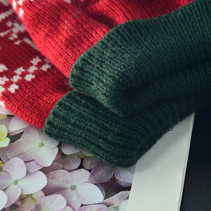 Wholesale Hat Plush Christmas Snowflake Elk Knit Hat MOQ≥2 JDC-FH-Shenm001