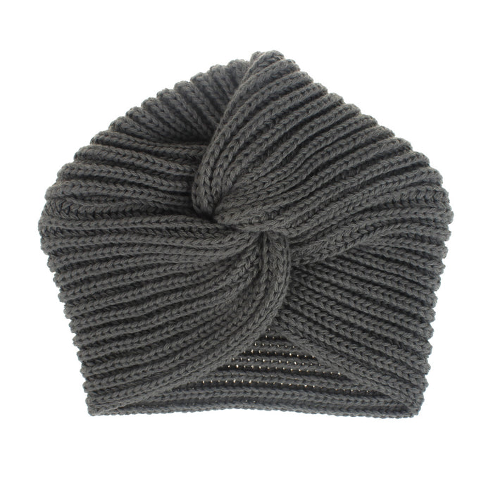 Hat de sombrero al por mayor Hat indio Color sólido Muslim Cross Knit Hat MOQ≥2 JDC-FH-XMI002