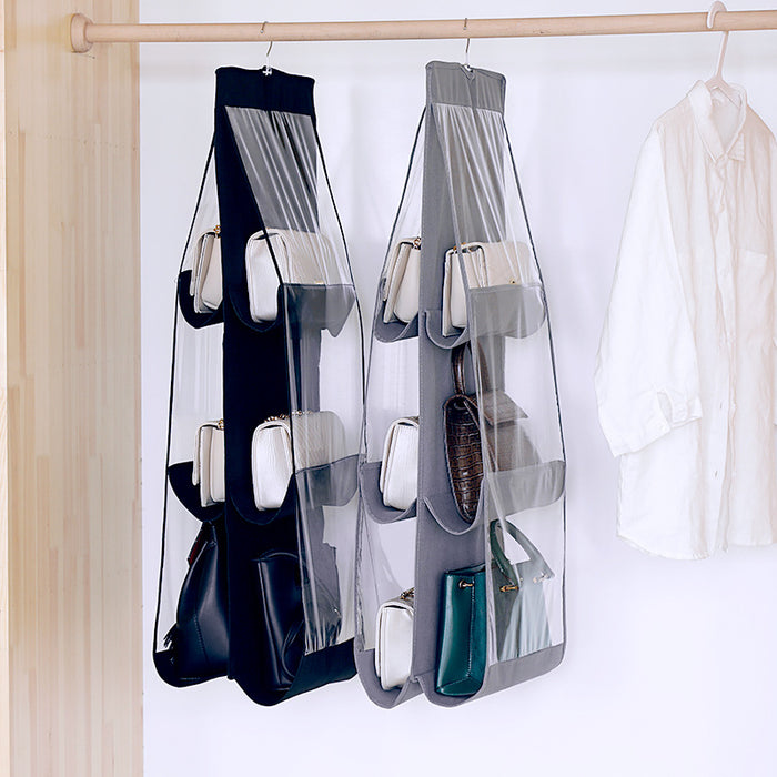 Wholesale Storage Bag Non Woven Hanging Bag Hanging Double Sided Transparent JDC-SB-ZhuoYue001