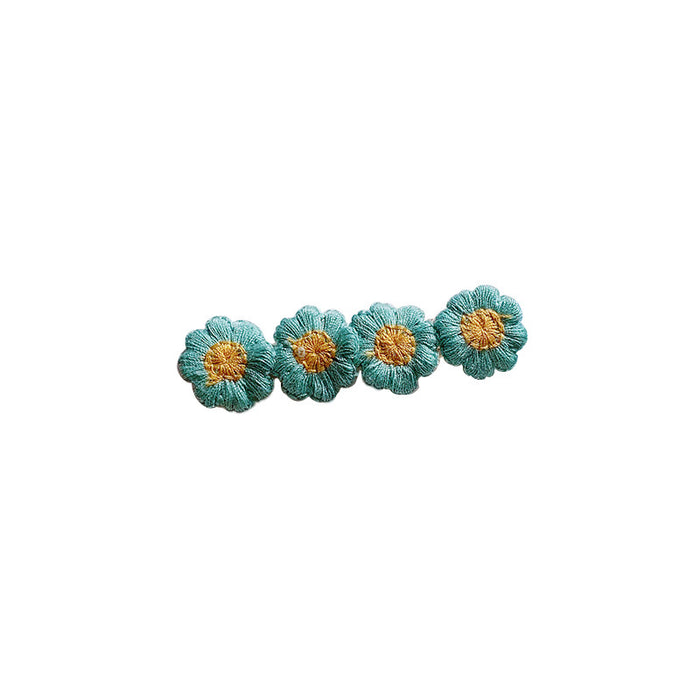 Wholesale small daisy flower word clip hairpin JDC-HC-Hankou001