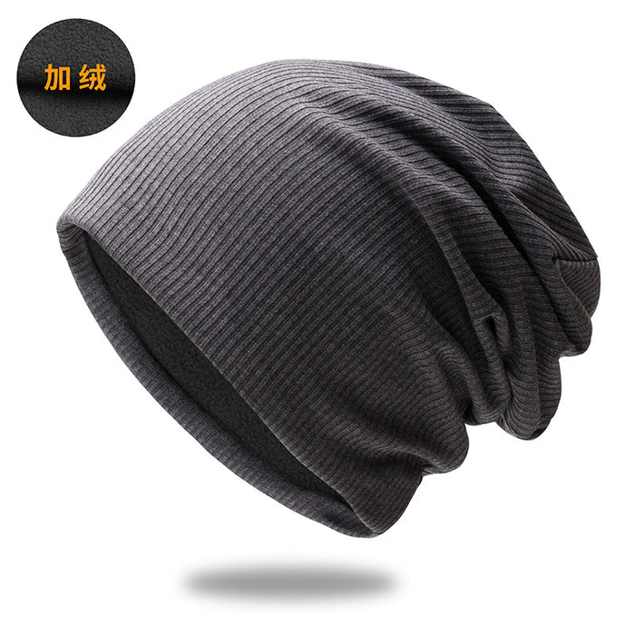 Wholesale Hat Cotton Winter Warm Solid Color Knit Cap JDC-FH-ChangH002