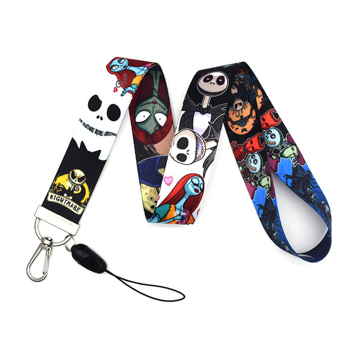 Wholesale Keychain Polyester Christmas Cartoon Bracelet Streamer Wristband MOQ≥6 JDC-KC-QTN011