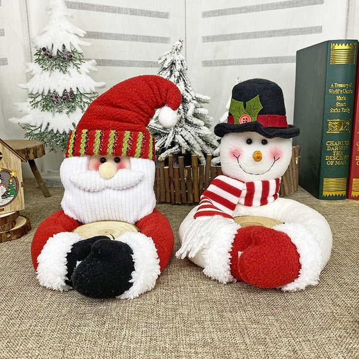 Cortina de Navidad decorativa al por mayor hebilla linda muñeca moq≥2 jdc-dcn-xindun003