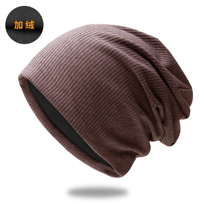 Wholesale Hat Cotton Winter Warm Solid Color Knit Cap JDC-FH-ChangH002