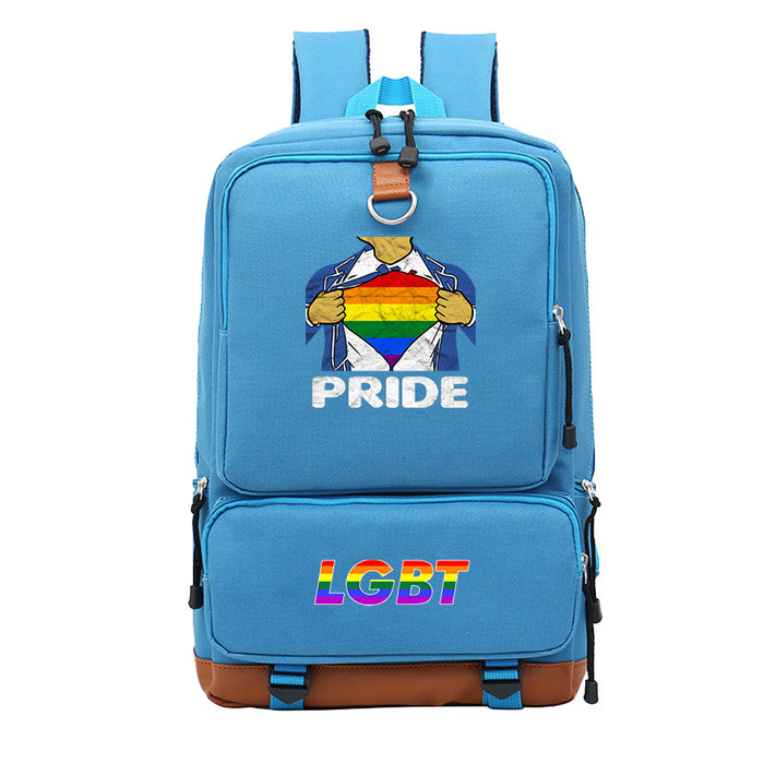Wholesale LGBT Pride Day Canvas Backpack JDC-BP-Henlie001